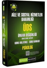 Pegem 2025 ÜDS Aile ve Sosyal Hizmetler Bakanlığı Ünvan Konu Anlatımlı Soru Bankası PSİKOLOG