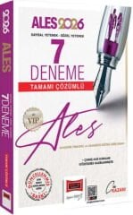 Yargı Yayınları 2026 ALES VIP Sayısal Sözel Yetenek Tamamı Çözümlü 7 Deneme