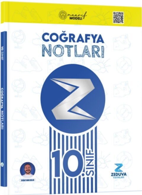 Zeduva Yayınları Coğrafyanın Kodları 10. Sınıf Coğrafya Maarif Modeli Notları
