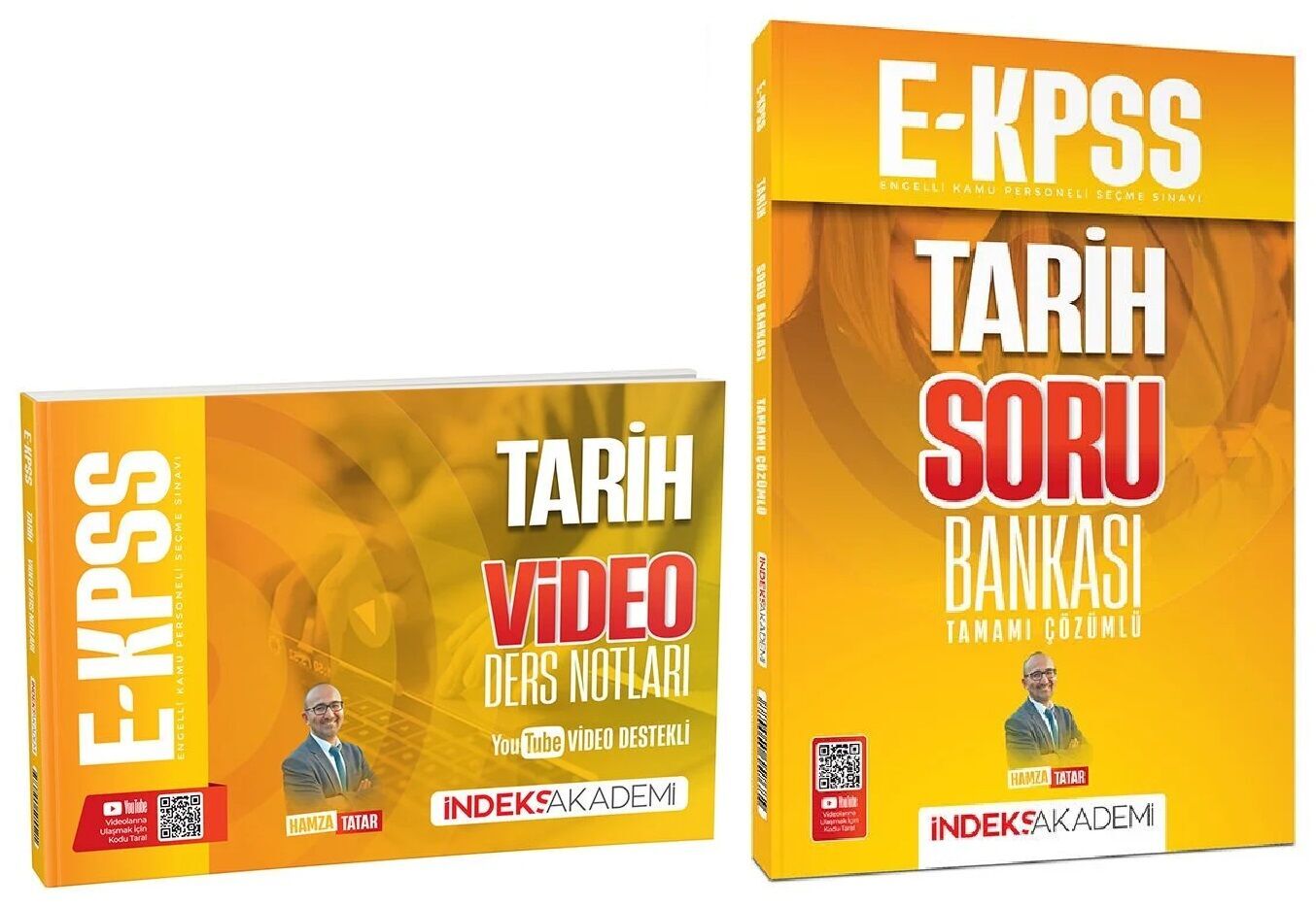 İndeks Akademi 2026 EKPSS Tarih Video Ders Notları + Soru Bankası 2 li Set - Hamza Tatar İndeks Akademi Yayınları