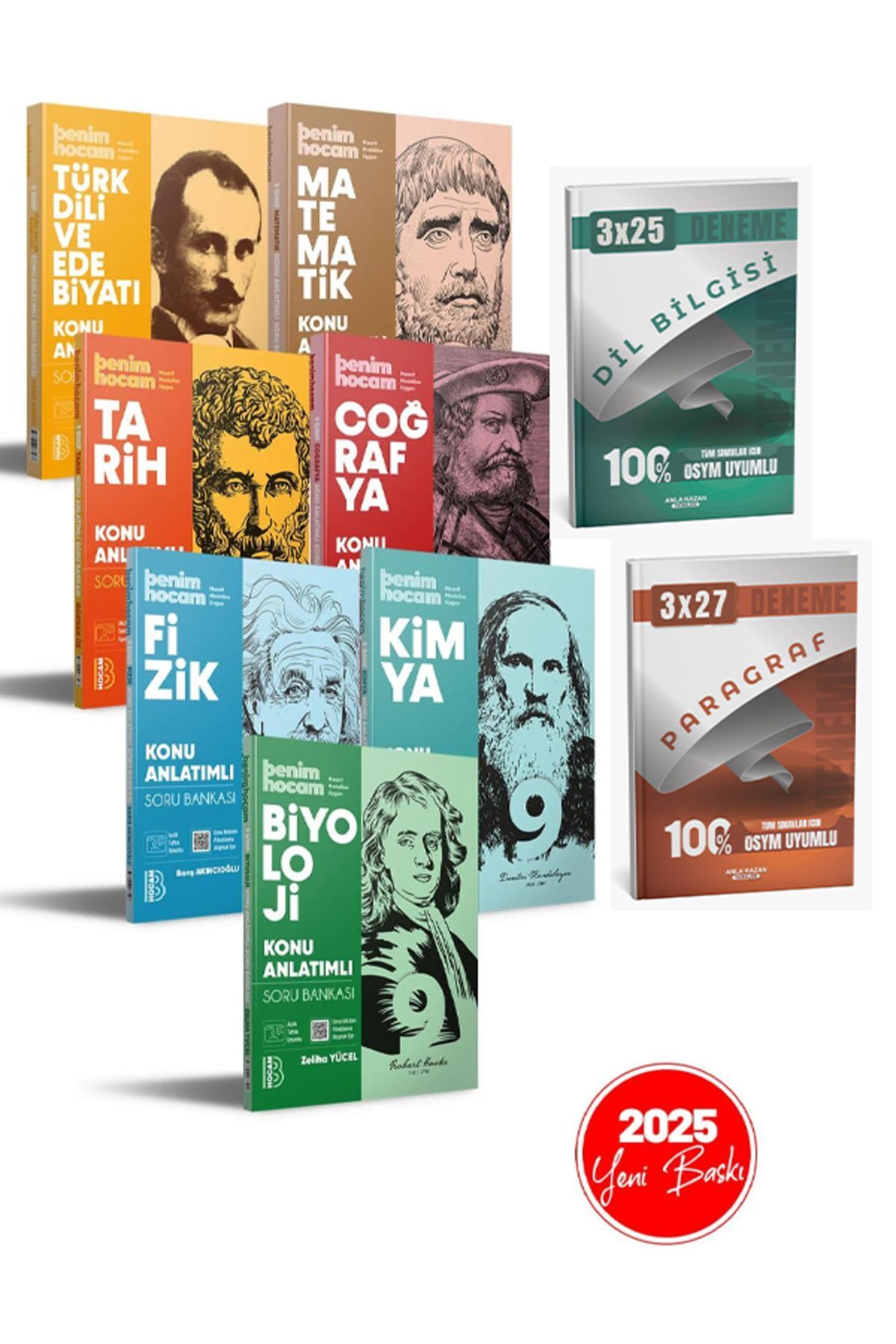 2025 9. Sınıf Konu Anlatımlı Soru Bankası Benim Hocam + Anla Kazan Deneme 9 lu Set