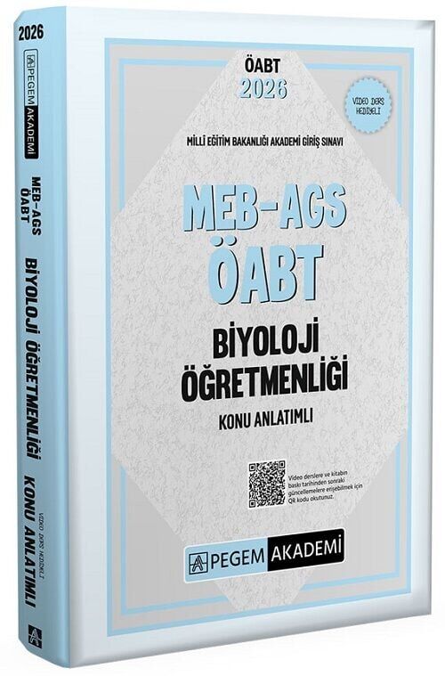 Pegem 2026 ÖABT MEB-AGS Biyoloji Öğretmenliği Konu Anlatımlı Pegem Akademi Yayınları