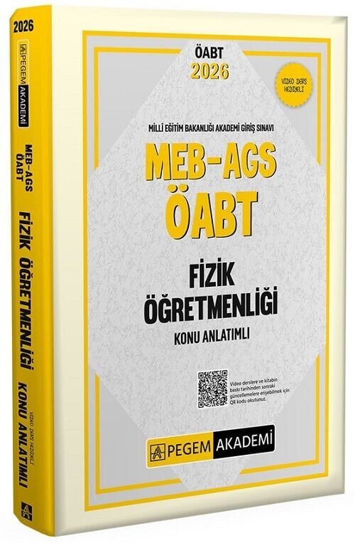 Pegem 2026 ÖABT MEB-AGS Fizik Öğretmenliği Konu Anlatımlı Pegem Akademi Yayınları