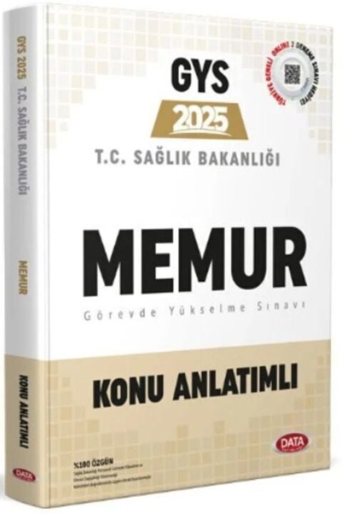 Data Yayınları T.C. Sağlık Bakanlığı Memur VHKİ GYS Konu Anlatımlı