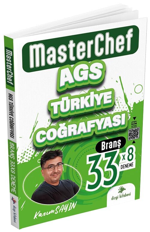 Dizgi Kitap MEB-AGS Türkiye Coğrafyası MasterChef 33x8 Deneme Çözümlü - Kazım Sayın Dizgi Kitap