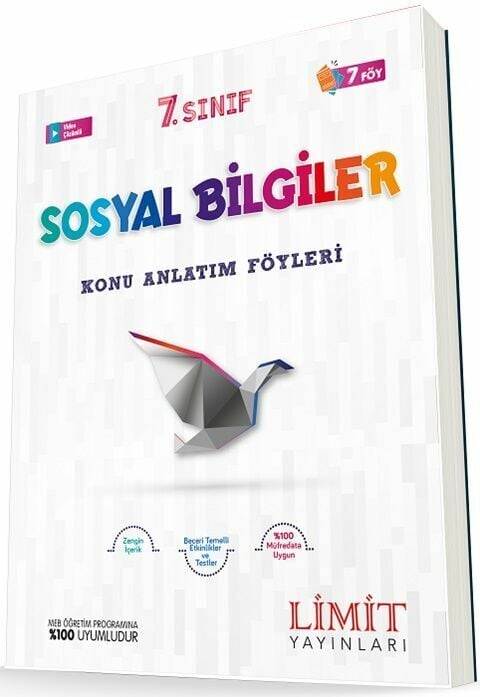 Limit Yayınları 7. Sınıf Sosyal Bilgiler Konu Anlatım Föyleri 7 Föy