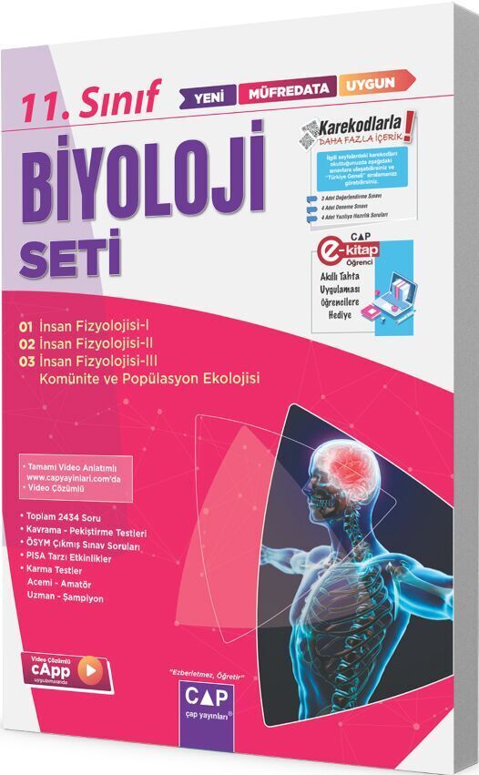 Çap Yayınları 11. Sınıf Anadolu Biyoloji Seti