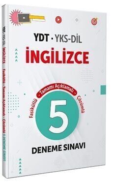 Editör Yayınevi İngilizce YDT YKS-DİL Tamamı Çözümlü 5 Fasikül Deneme