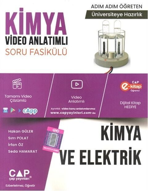 Çap Yayınları Kimya ve Elektrik Konu Anlatımlı Soru Bankası