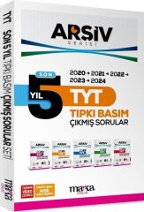 Marka Yayınları TYT Son 5 Yıl ARŞİV Serisi Tıpkı Basım Fasikül Fasikül Çıkmış Sorular