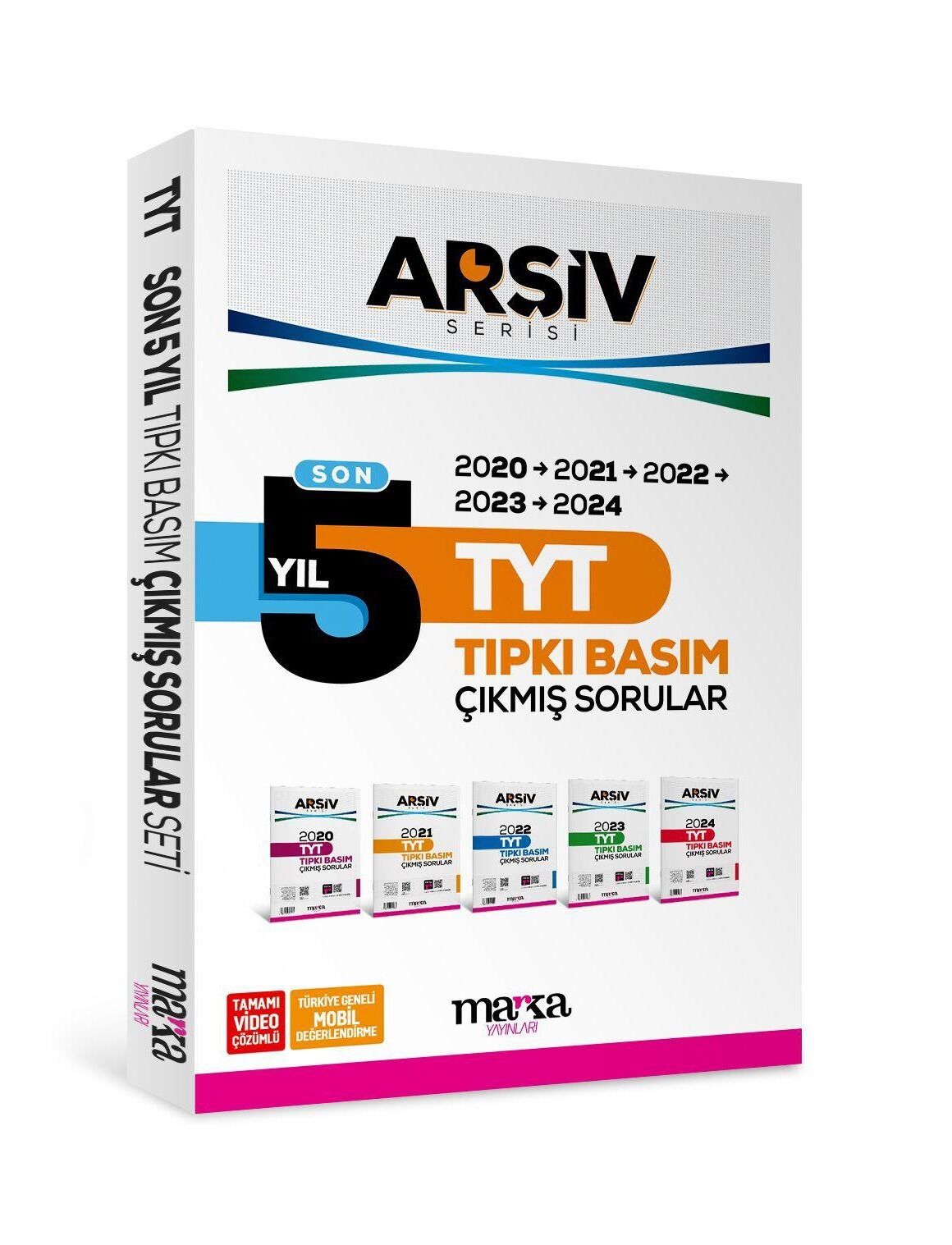 Marka Yayınları TYT Son 5 Yıl ARŞİV Serisi Tıpkı Basım Fasikül Fasikül Çıkmış Sorular