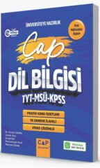 Çap Yayınları TYT MSÜ KPSS Dil Bilgisi Pratik Konu Özetleri Deneme İlaveli