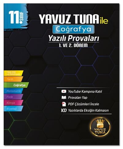 Yavuz Tuna 11. Sınıf Coğrafya Yazılı Provaları 1. ve 2. Dönem Yavuz Tuna
