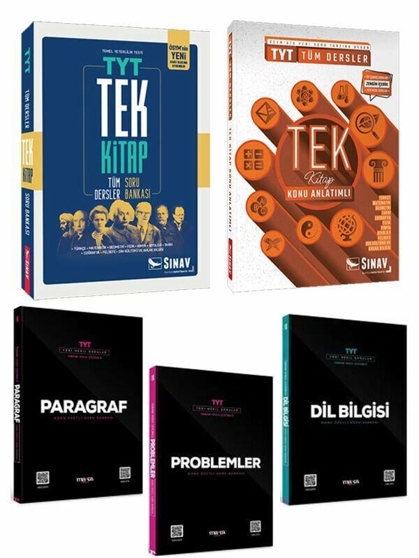 Sınav Yayınları TYT Konu Soru ve Marka TYT Paragraf Problem Dil Bilgisi Soru Seti