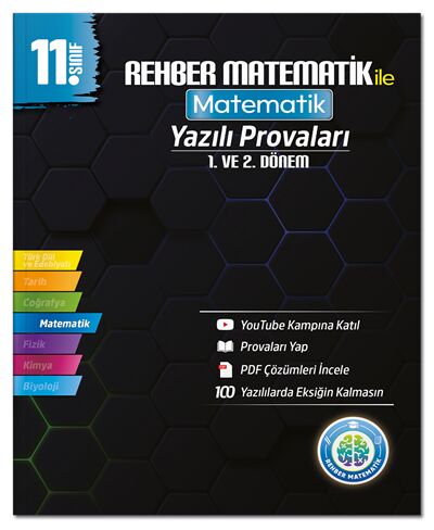 Rehber Matematik 11. Sınıf Matematik Yazılı Provaları 1. ve 2. Dönem Rehber Matematik
