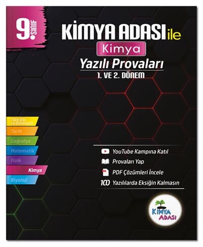 Kimya Adası 9. Sınıf Kimya Yazılı Provaları 1. ve 2. Dönem - Murat Namlı Kimya Adası