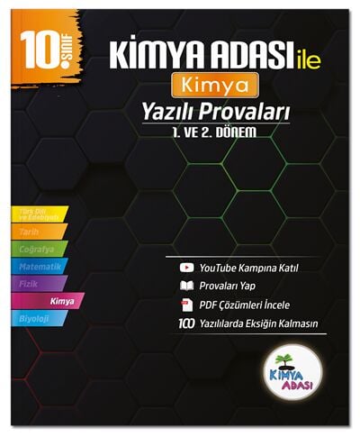 Kimya Adası 10. Sınıf Kimya Yazılı Provaları 1. ve 2. Dönem - Murat Namlı Kimya Adası