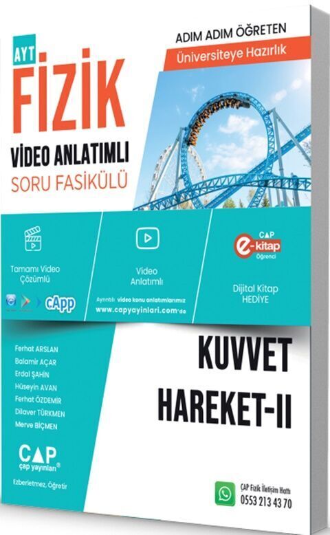 Çap Fizik Kuvvet Hareket 2 Konu Anlatımlı Soru Bankası