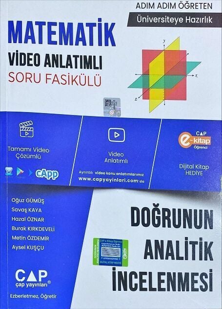 Çap Yayınları Geometri Doğrunun Analitik İncelenmesi