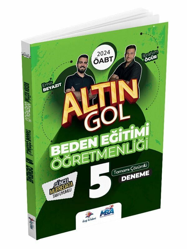 Dizgi Kitap 2024 ÖABT Beden Eğitimi Öğretmenliği Altın Gol 5 Deneme