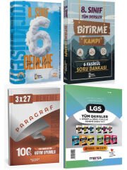 Marka +İsem 2026 LGS Tüm Dersler Bitirme Kampı ile 6 lı Deneme + Marka Branş Branş Deneme 4 lü Set