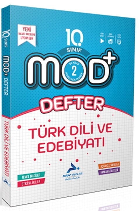 Paraf Yayınları 10. Sınıf Türk Dili ve Edebiyatı MOD Defter