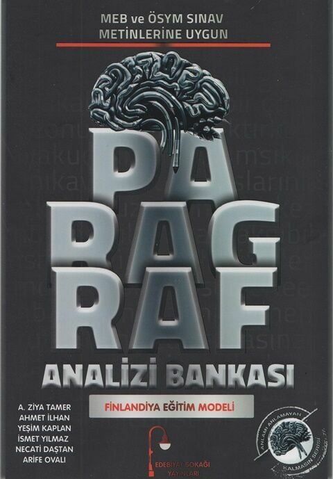 Edebiyat Sokağı Paragraf Analizi Soru Bankası