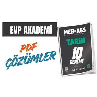 EVP Akademi MEB-AGS Tarih 10 Deneme Çözümlü EVP Akademi ÇÖZÜMLER