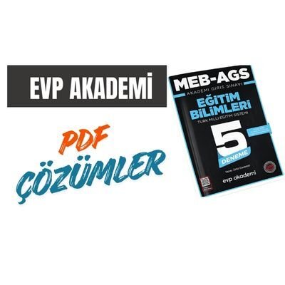 Eğitim Bilimleri ve Türk Milli Eğitim Sistemi 5 Deneme EVP Akademi | ÇÖZÜMLERİ
