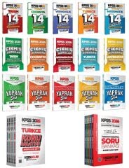 Yediiklim 2026 KPSS Lise Ortaöğretim Ön Lisans Modüler Konu + Soru Bankası + 70 Deneme + Çıkmış Sorular + Yaprak Test 17 li Set Yediiklim Yayınları