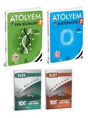 Anla Kazan + Arı 2026 7. Sınıf Atölyem Matematik Fen bilimleri Anla Kazan Deneme 4 lü Set