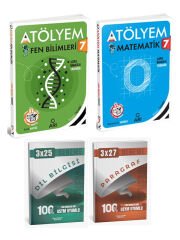 Anla Kazan + Arı 2026 7. Sınıf Atölyem Matematik Fen bilimleri Anla Kazan Deneme 4 lü Set