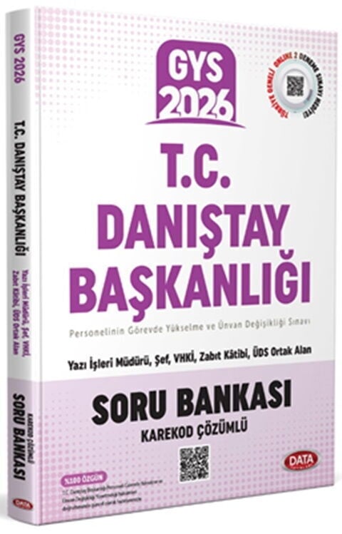 Data Yayınları 2026 T.C. Danıştay Başkanlığı GYS Soru Bankası