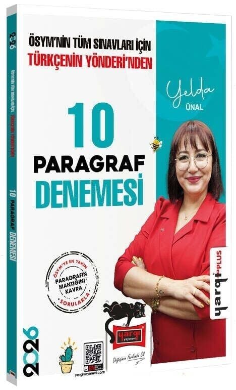 Yargı 2026 KPSS MEB-AGS ALES DGS YKS MSÜ Paragraf 10 Deneme Çözümlü - Yelda Ünal Yargı Yayınları