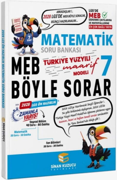 2027 Sinan Kuzucu 7. Sınıf Matematik Soru Bankası