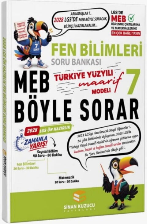 2027 Sinan Kuzucu 7. Sınıf Fen Bilimleri Soru Bankası