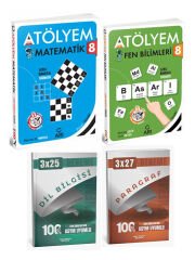 Anla Kazan + Arı 2026 8. Sınıf Atölyem Matematik Fen Bilimleri + Anla Kazan Deneme 4 lü Set
