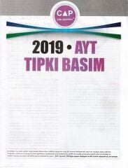 Çap Yayınları 2019 AYT Tıpkı Basım