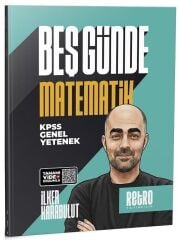 Retro 2026 KPSS Matematik 5 Beş Günde Kamp Kitabı - İlker Karabulut Retro Yayıncılık