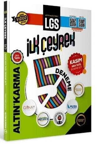 2025 LGS İlk Çeyrek 5 Farklı Yayın 5 Farklı Deneme Sınavı Video Çözümlü