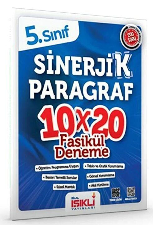 Bilal Işıklı 5. Sınıf Sinerjik Paragraf 10x20 Deneme Bilal Işıklı Yayınları