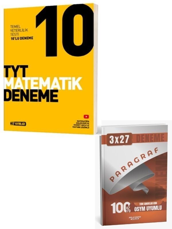 Hız 2027 TYT Matematik 10 lu Deneme+ Anla Kazan Paragraf