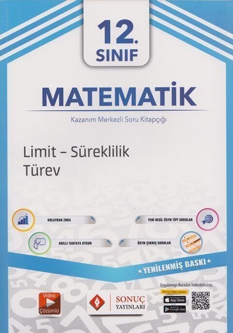 Sonuç Yayınları 12. Sınıf Matematik Limit Süreklilik Türev