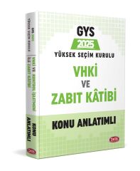 Data 2026 Yüksek Seçim Kurulu (YSK) VHKİ ve Zabıt Kâtibi Konu Anlatımlı Data Yayınları