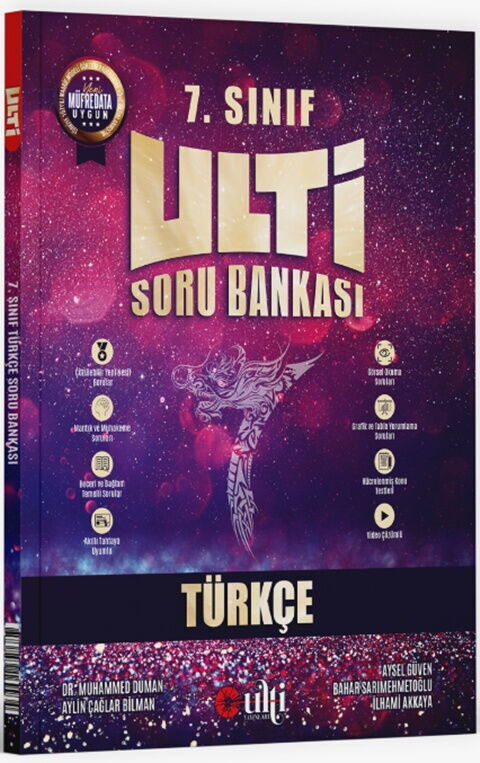 2027 Ulti Yayınları 7. Sınıf Türkçe Soru Bankası