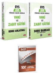Anla Kazan + Data 2026 Yüksek Seçim Kurulu (YSK) VHKİ ve Zabıt Kâtibi Soru + Konu 3 lü Set