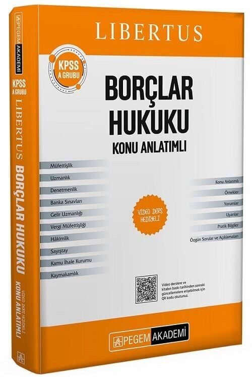 Pegem 2026 KPSS A Grubu Libertus Borçlar Hukuku Konu Anlatımı Pegem Akademi Yayınları