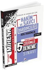 Dizgi Kitap MİHENK Adli Hakimlik ve Savcı Yardımcılığı 5 Deneme Çözümlü 22. Baskı Dizgi Kitap