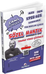 Dizgi Kitap KPSS MEB-AGS ALES DGS Kaymakamlık Sözel Mantık 2015 - 2025 Çıkmış Sorular Çözümlü - Umut Cihan Arslan Dizgi Kitap