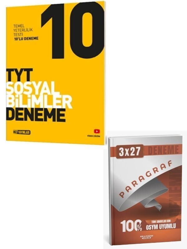 Hız 2027 TYT Sosyal Bilimler 10 lu Deneme+ Anla Kazan Paragraf